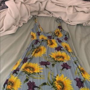 Cosabella blue sunflower dress size large